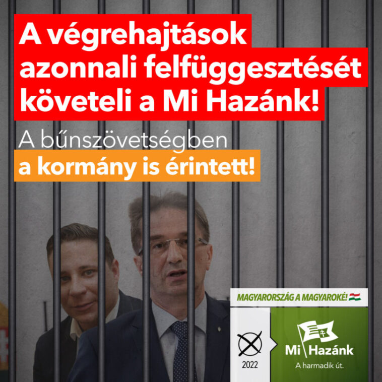 A végrehajtások azonnali felfüggesztését követeli a Mi Hazánk (videó)