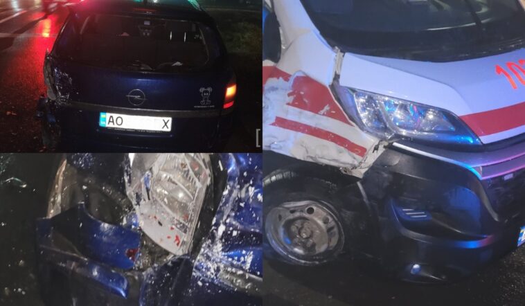 Személygépkocsinak hajtott egy mentőautó Beregrákoson