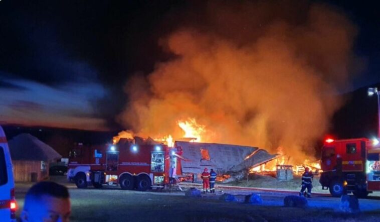 Vendégekkel teli panzió gyulladt ki Romániában