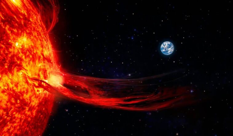 Hamarosan eléri a Földet az évtized eddigi legnagyobb napkitörése