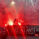 A Magyarországon börtönben lévő Ilaria Salis mellett tartottak tüntetést az antifák Milánóban