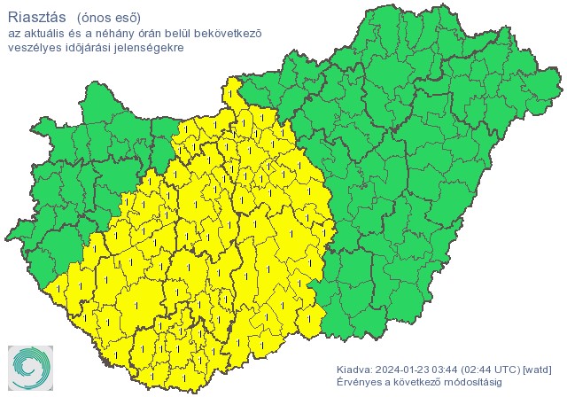 Veszélyjelzést adott ki a meteorológia a rengeteg ónos eső miatt