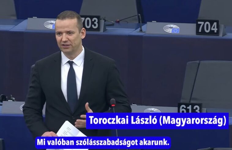 Toroczkai az Európai Parlamentben olvasott be a kontinensünket eláruló politikusoknak (+VIDEÓ)