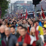 Lett gazdák az orosz agrártermékek importjának betiltásáért tüntettek