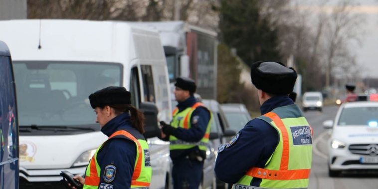 Egyhetes razzia indul a magyar utakon