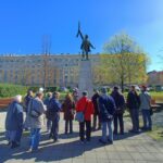 Rendőrök gyűrűjében, legális módon emlékeztek meg a Tanácsköztársaságról Újpesten