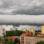 Görgőfelhő gurult át Nyíregyháza felett