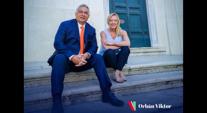 A BILD szerint Meloni nagyon haragszik Orbánra, mert „ellopta” a szövetségeseit