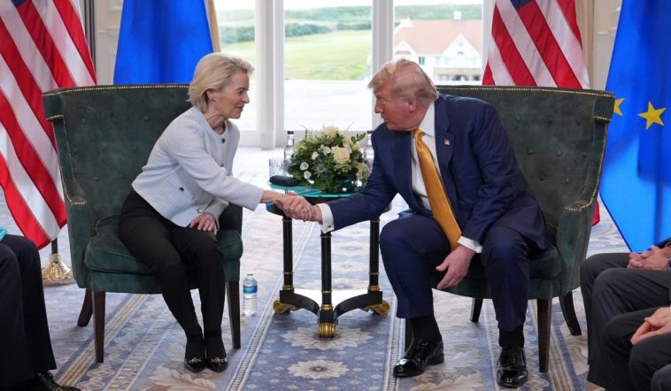 Brüsszel: Ukrajnáról is szól az EU-amerikai kereskedelmi megállapodás