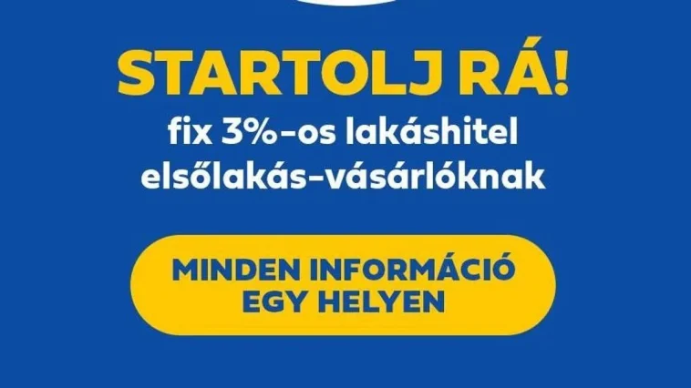 Már minden tudnivaló elérhető online a 3 százalékos lakáshitelről