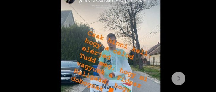 DJ SEGGSZAGGATO nótájával és egy törött karú plakátgyűjtővel búcsúzik Nagy István agrárminiszter